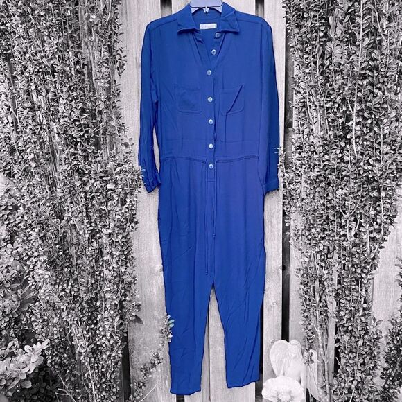 Flynn N Skye Navy Blue Jumpsuit Size Small - Picture 5 of 8